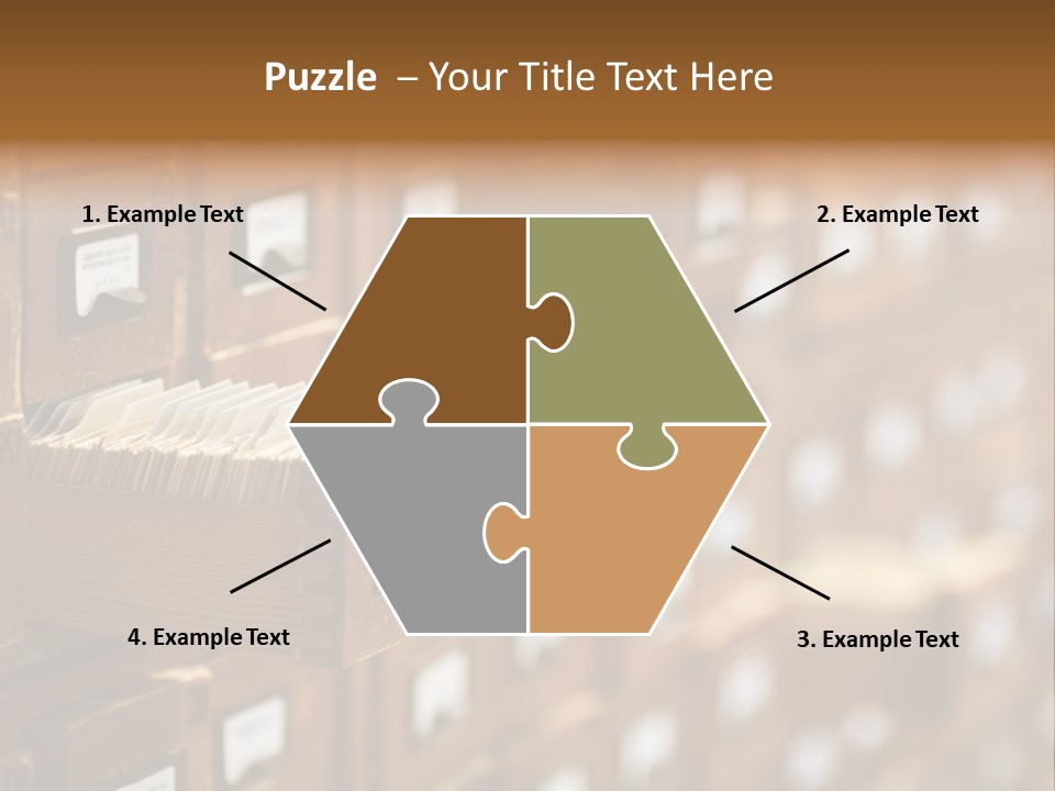 Archive Cells PowerPoint Template