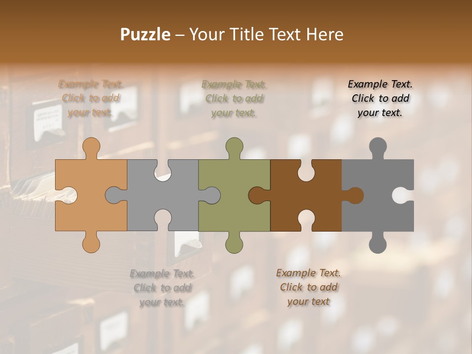 Archive Cells PowerPoint Template
