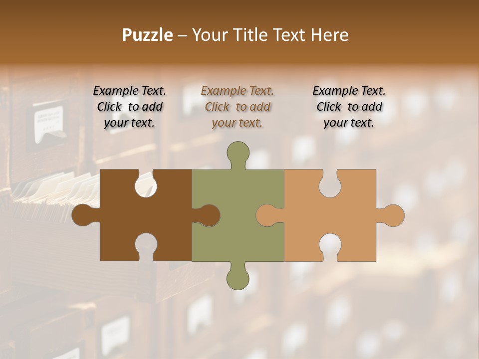 Archive Cells PowerPoint Template