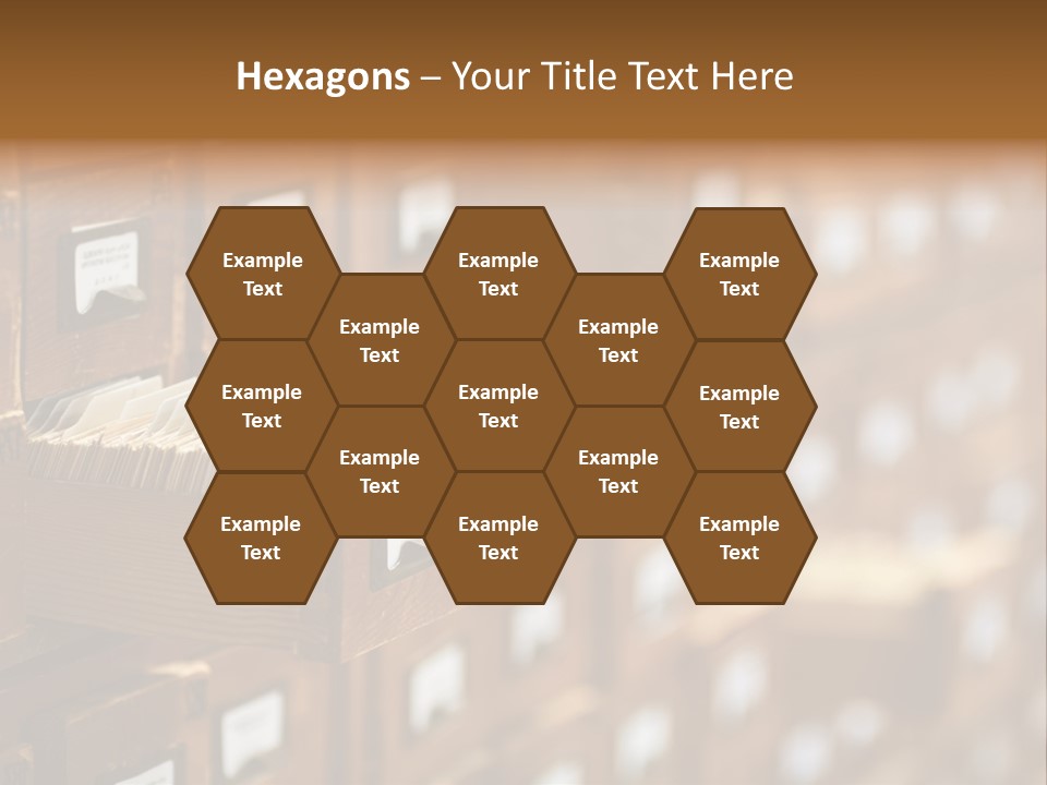 Archive Cells PowerPoint Template