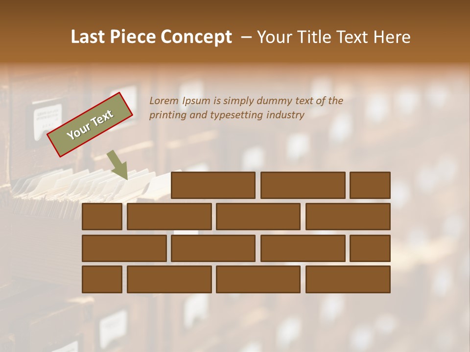 Archive Cells PowerPoint Template