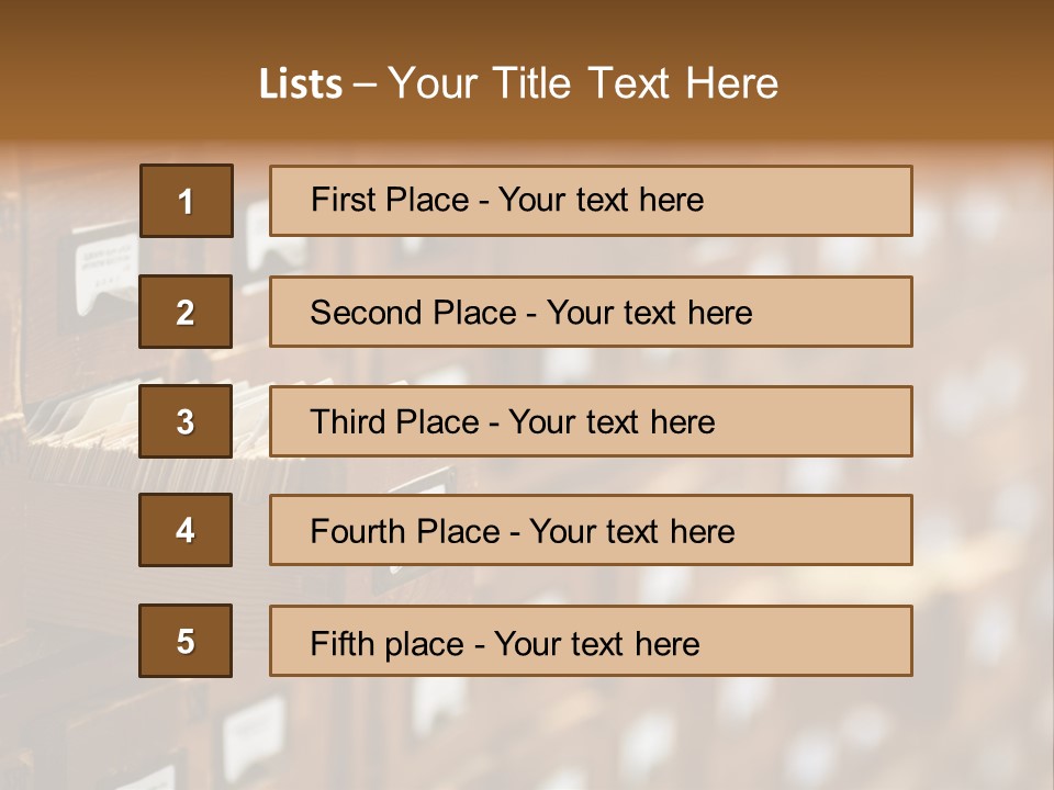 Archive Cells PowerPoint Template