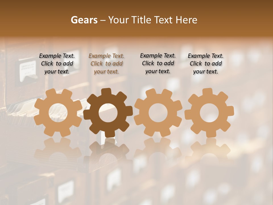 Archive Cells PowerPoint Template