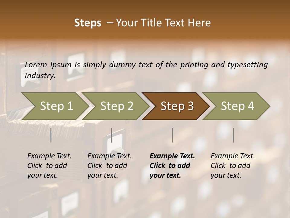 Archive Cells PowerPoint Template