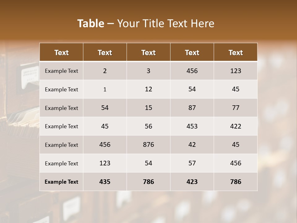 Archive Cells PowerPoint Template