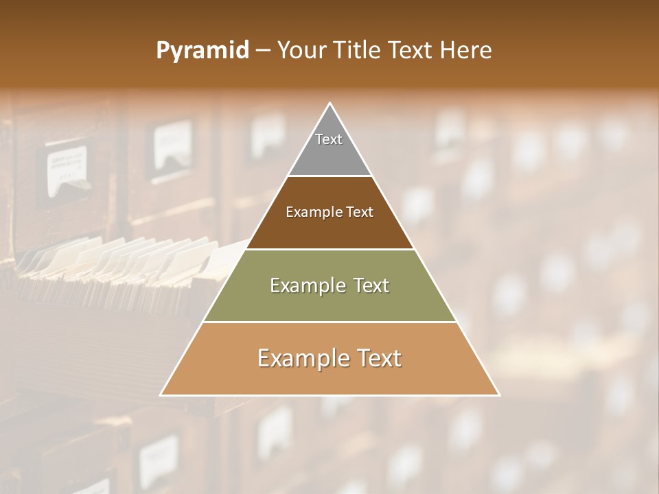 Archive Cells PowerPoint Template