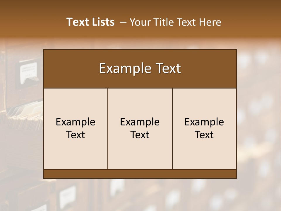 Archive Cells PowerPoint Template