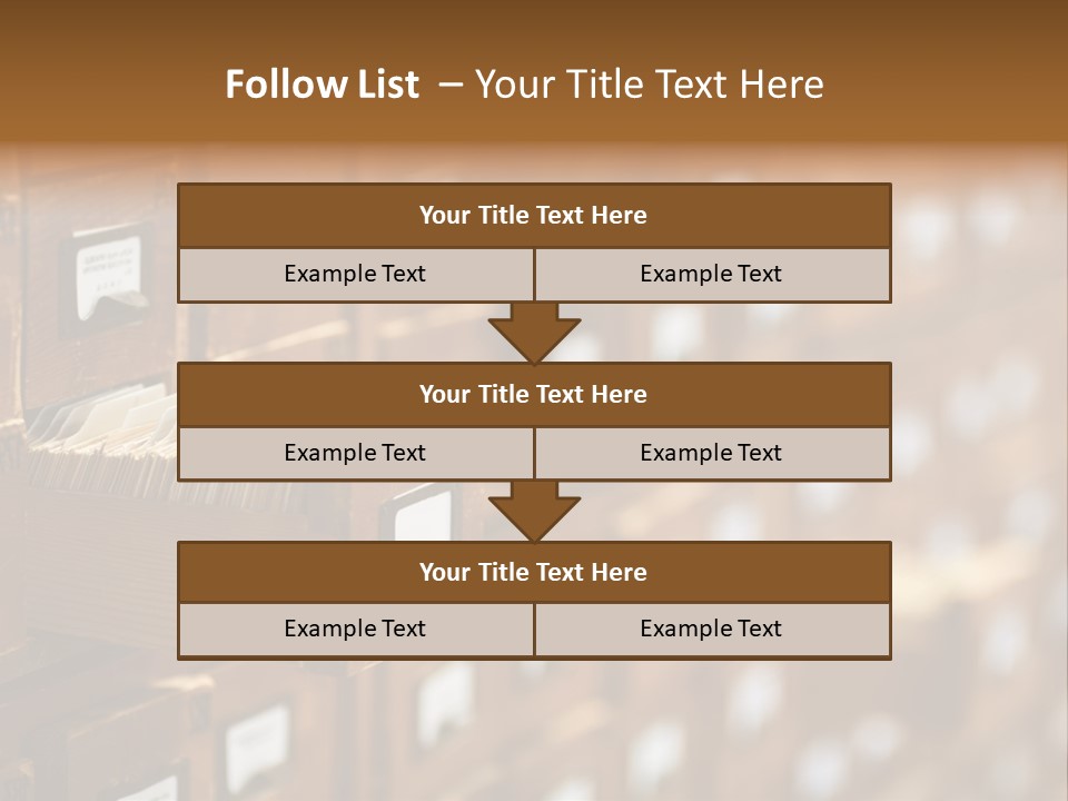 Archive Cells PowerPoint Template