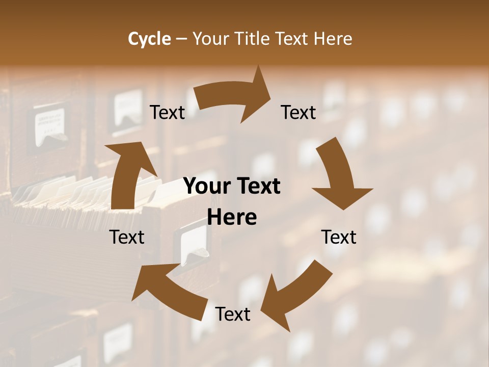 Archive Cells PowerPoint Template