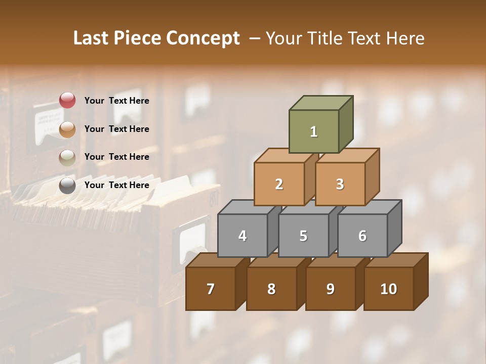 Archive Cells PowerPoint Template