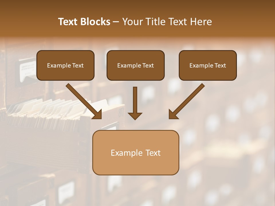 Archive Cells PowerPoint Template