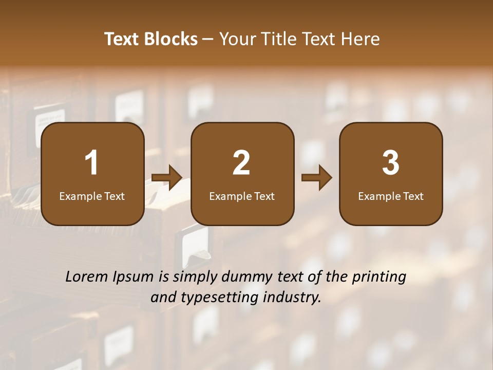 Archive Cells PowerPoint Template