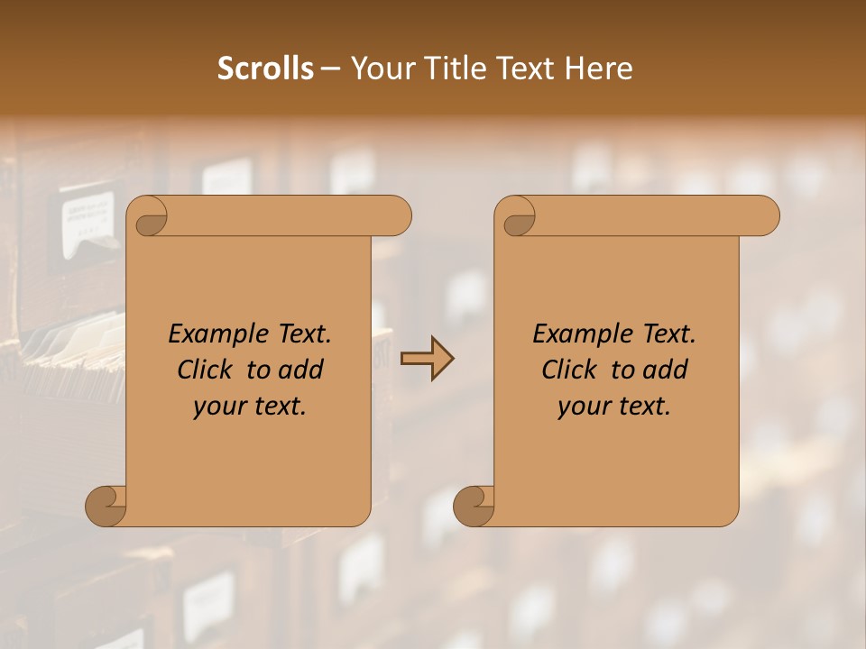 Archive Cells PowerPoint Template