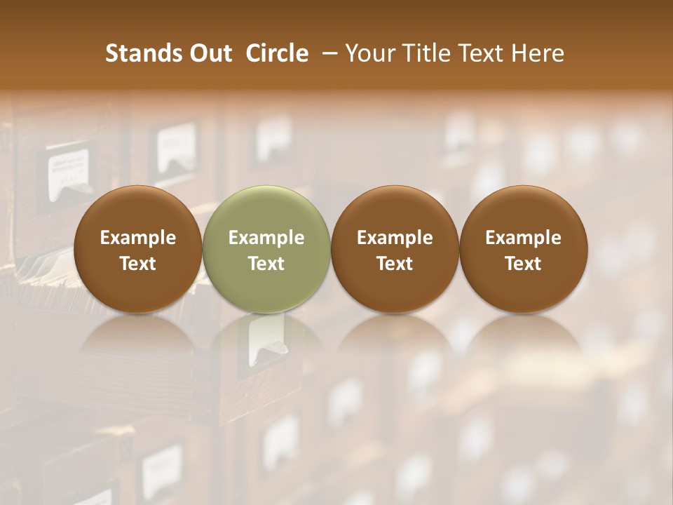 Archive Cells PowerPoint Template