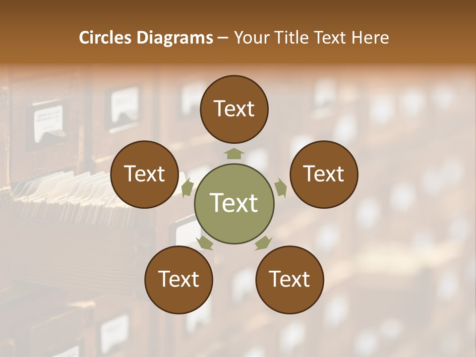 Archive Cells PowerPoint Template
