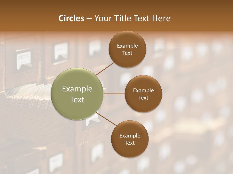 Archive Cells PowerPoint Template
