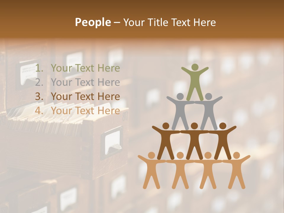 Archive Cells PowerPoint Template