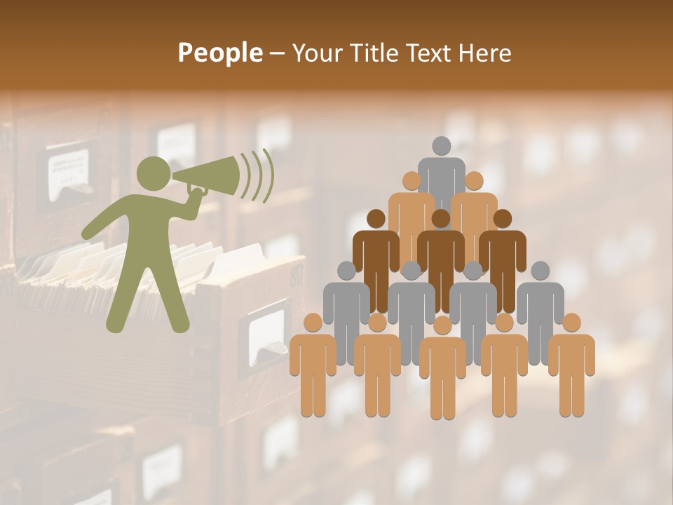 Archive Cells PowerPoint Template