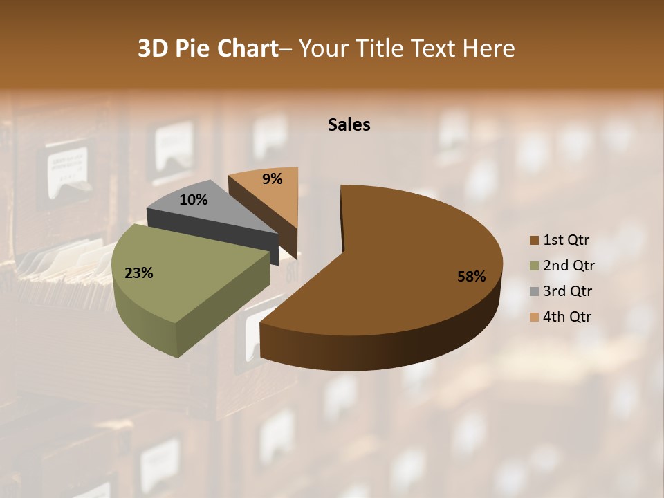 Archive Cells PowerPoint Template