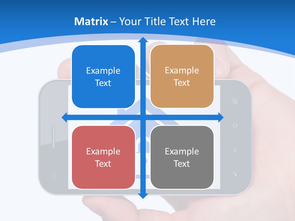 Smart Home In A Smartphone PowerPoint Template