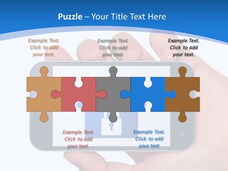 Smart Home In A Smartphone PowerPoint Template