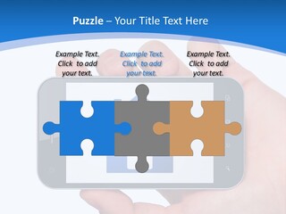 Smart Home In A Smartphone PowerPoint Template