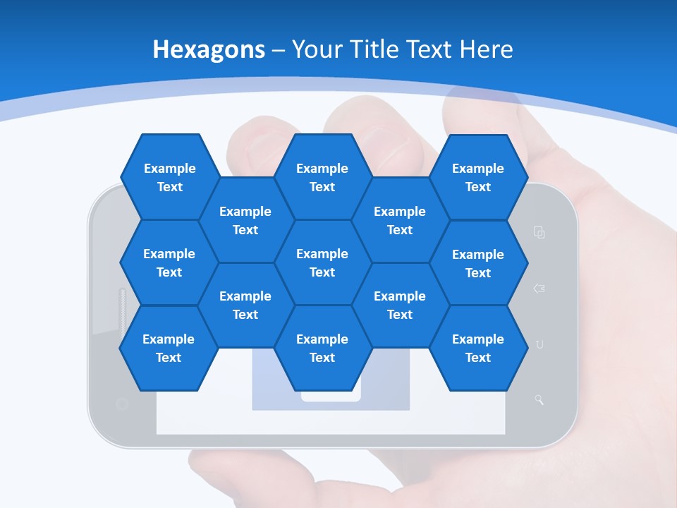 Smart Home In A Smartphone PowerPoint Template
