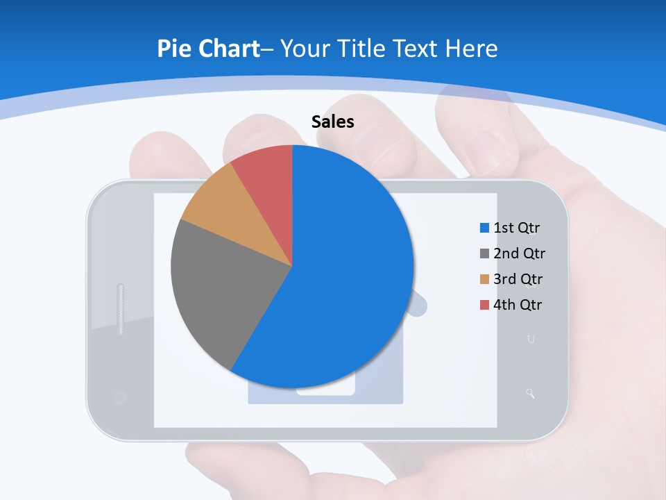 Smart Home In A Smartphone PowerPoint Template