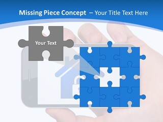 Smart Home In A Smartphone PowerPoint Template