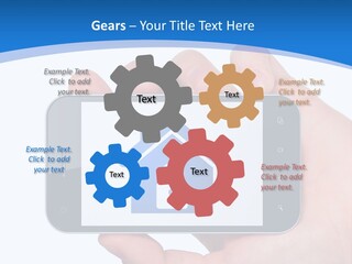 Smart Home In A Smartphone PowerPoint Template