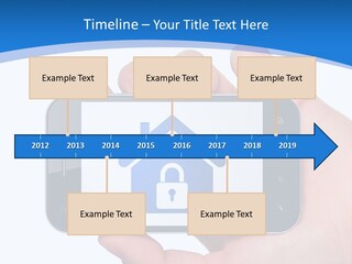 Smart Home In A Smartphone PowerPoint Template