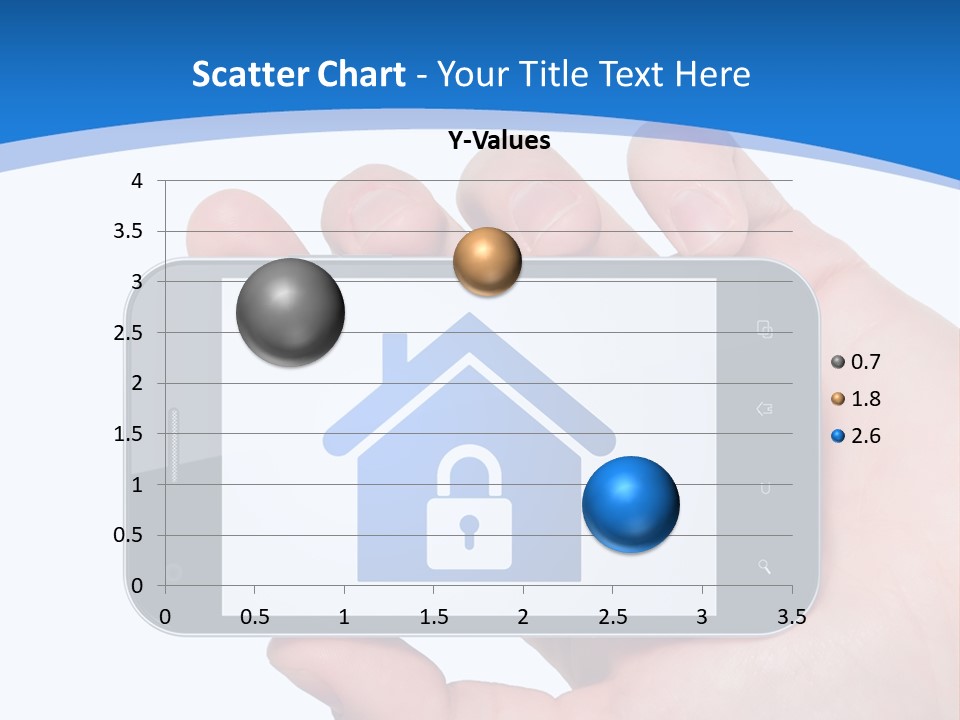 Smart Home In A Smartphone PowerPoint Template