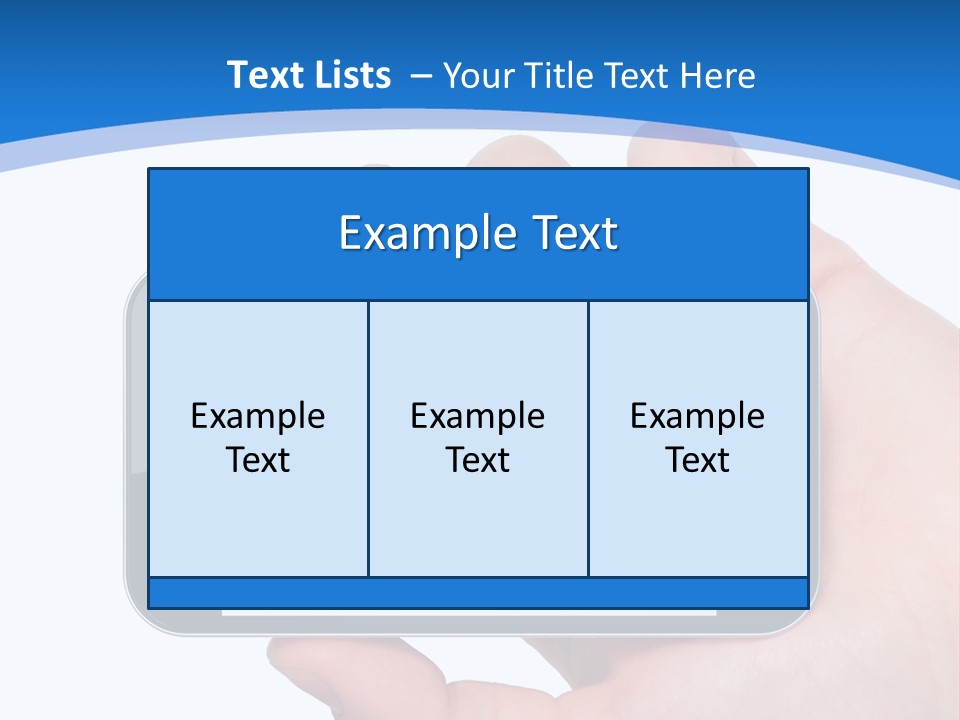 Smart Home In A Smartphone PowerPoint Template