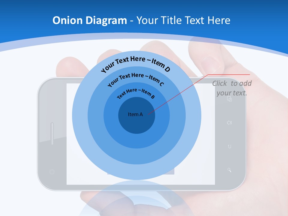 Smart Home In A Smartphone PowerPoint Template