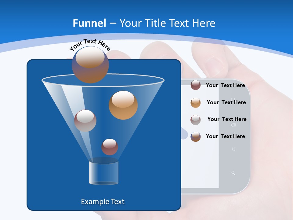 Smart Home In A Smartphone PowerPoint Template
