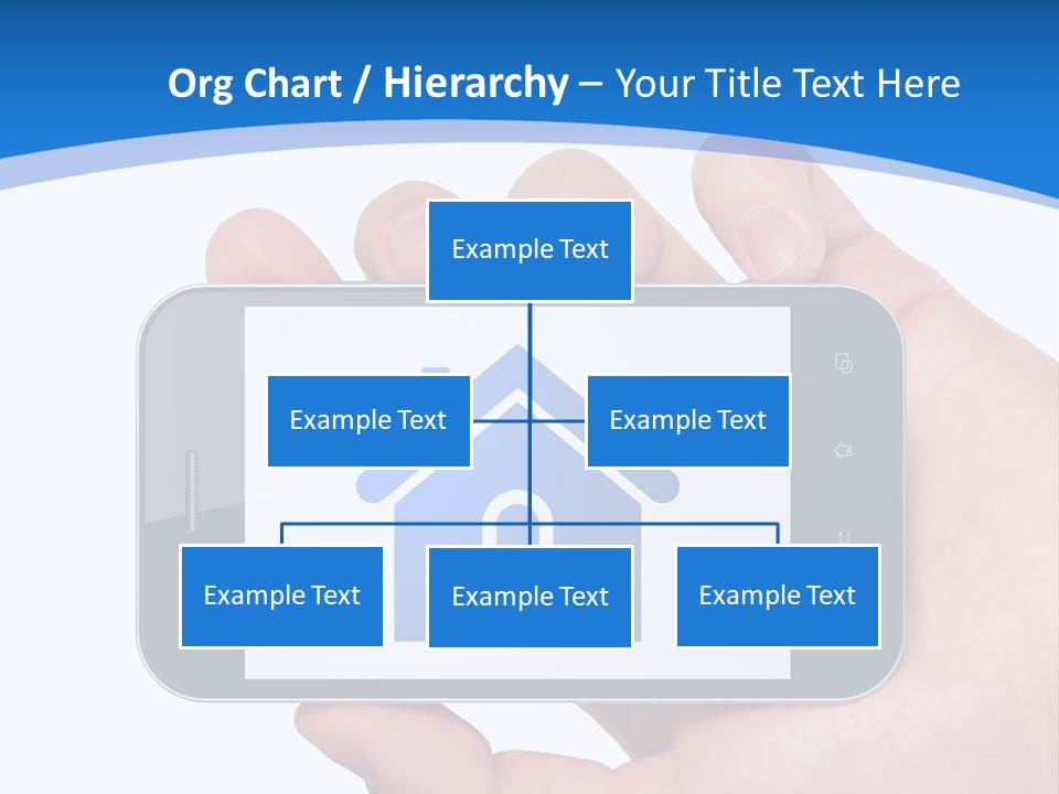 Smart Home In A Smartphone PowerPoint Template