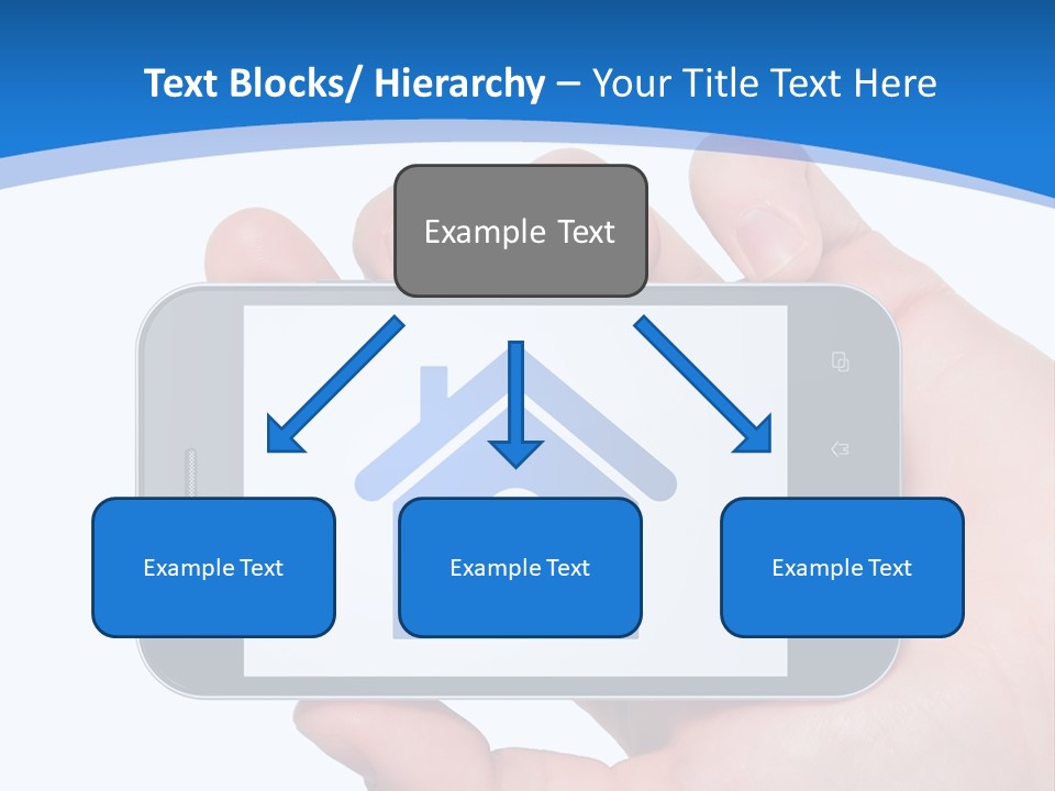 Smart Home In A Smartphone PowerPoint Template