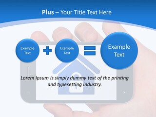 Smart Home In A Smartphone PowerPoint Template
