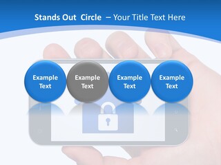 Smart Home In A Smartphone PowerPoint Template