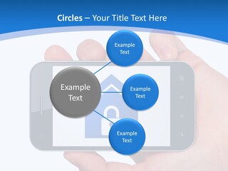 Smart Home In A Smartphone PowerPoint Template