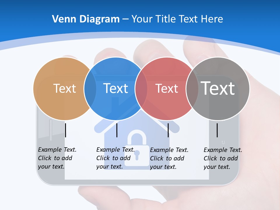Smart Home In A Smartphone PowerPoint Template