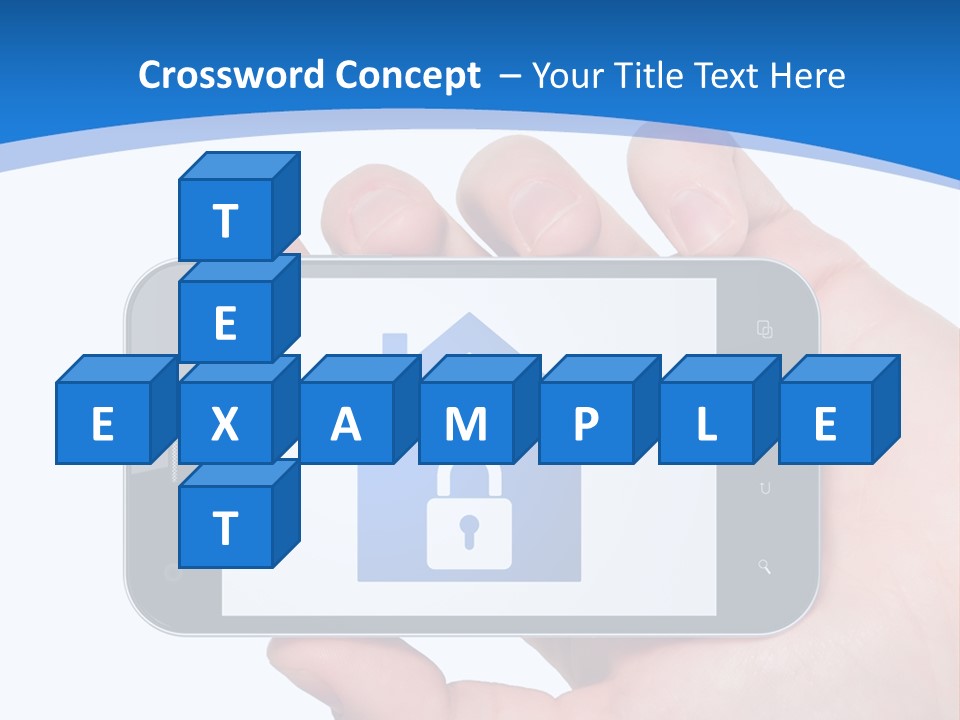 Smart Home In A Smartphone PowerPoint Template