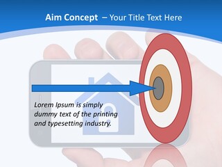 Smart Home In A Smartphone PowerPoint Template
