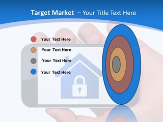 Smart Home In A Smartphone PowerPoint Template