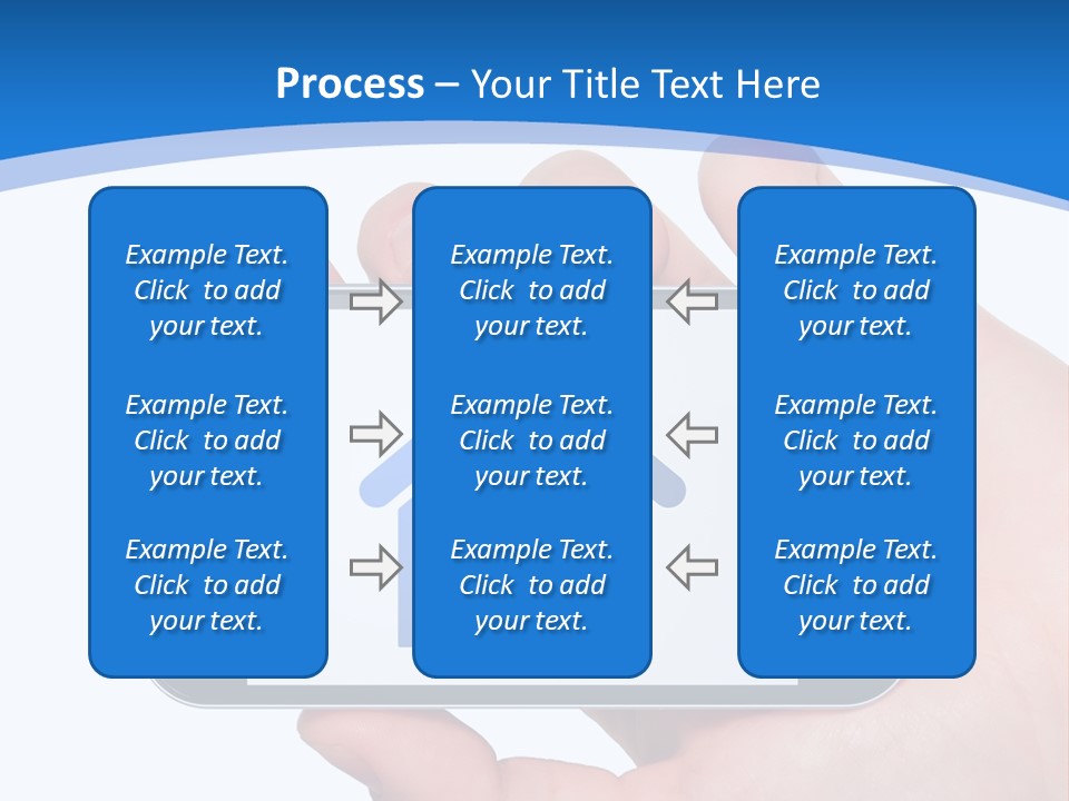 Smart Home In A Smartphone PowerPoint Template