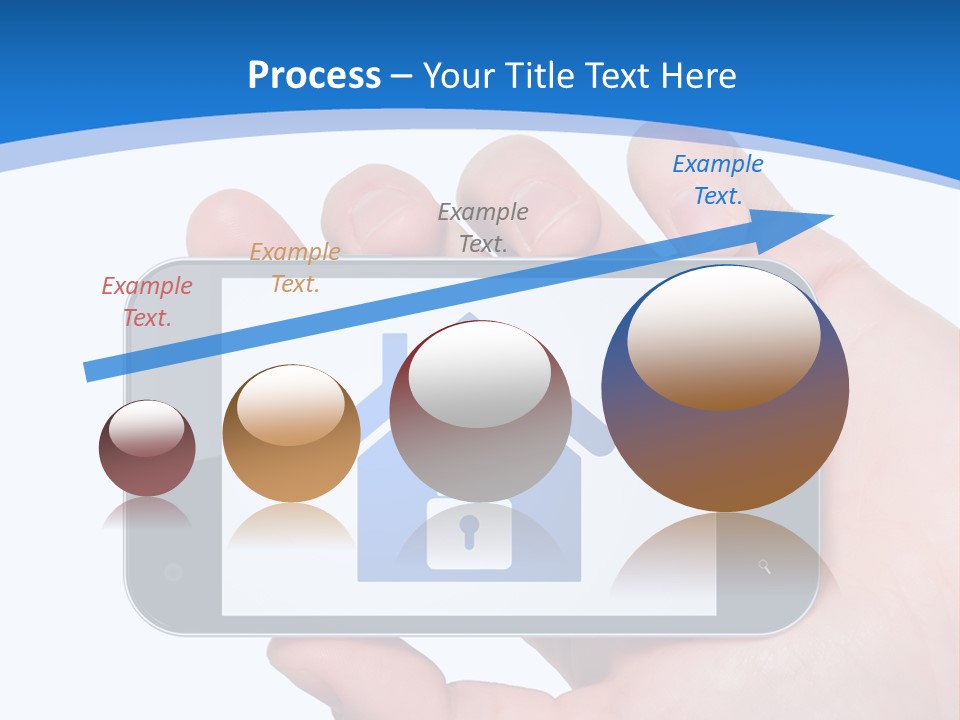 Smart Home In A Smartphone PowerPoint Template