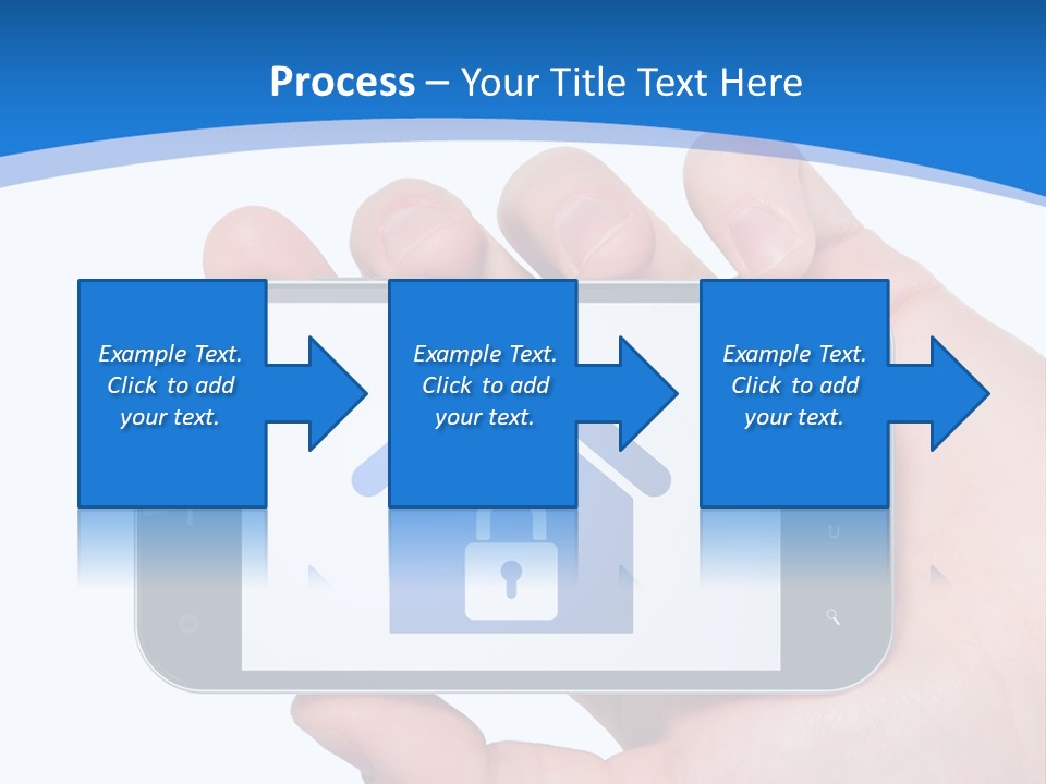 Smart Home In A Smartphone PowerPoint Template