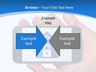 Smart Home In A Smartphone PowerPoint Template