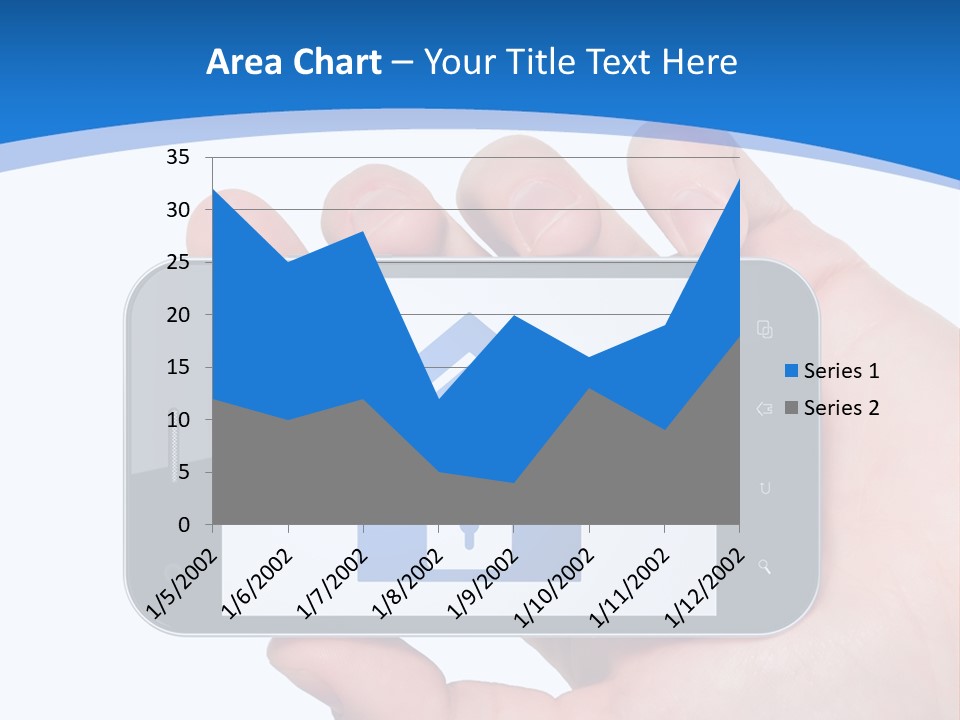 Smart Home In A Smartphone PowerPoint Template