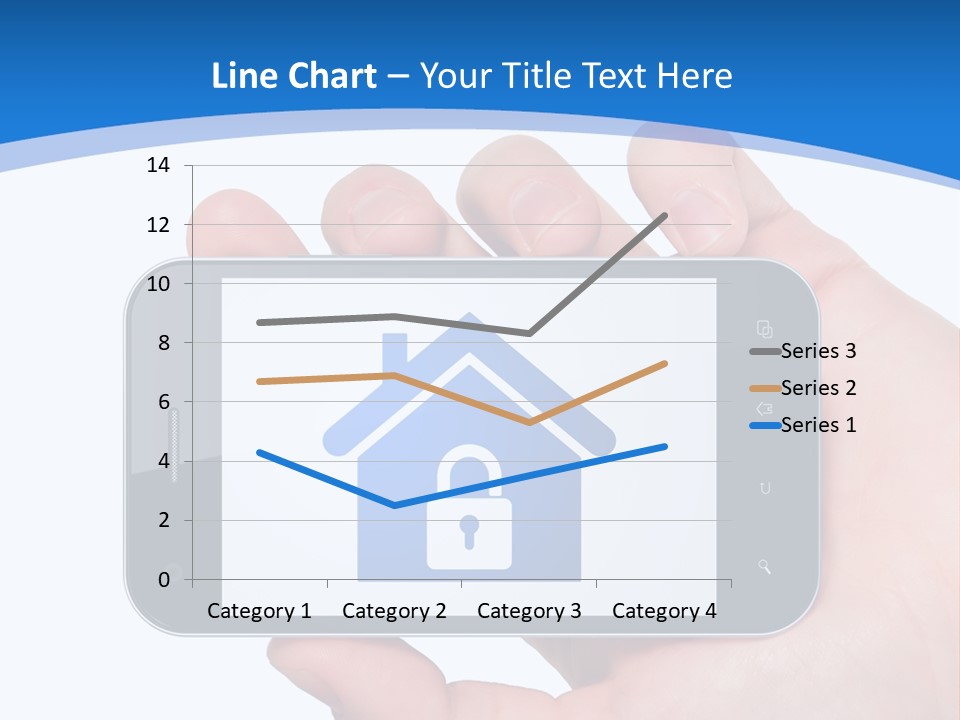 Smart Home In A Smartphone PowerPoint Template